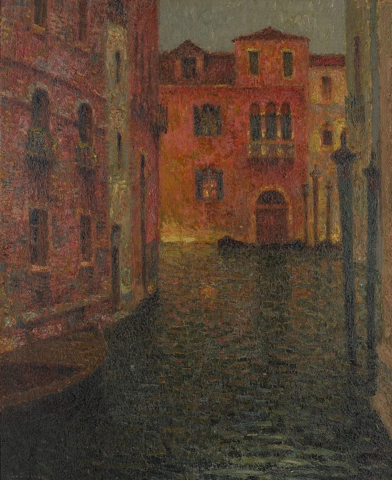 Henri Le Sidaner - Il palazzo rosso